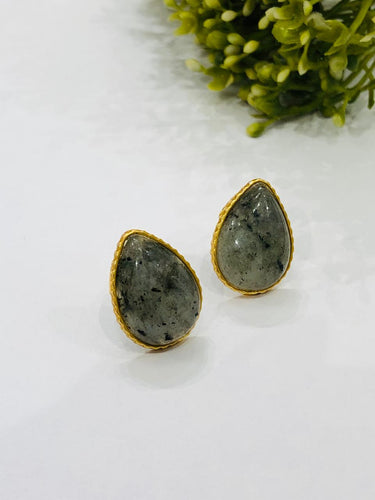 Grey Drop Earrings